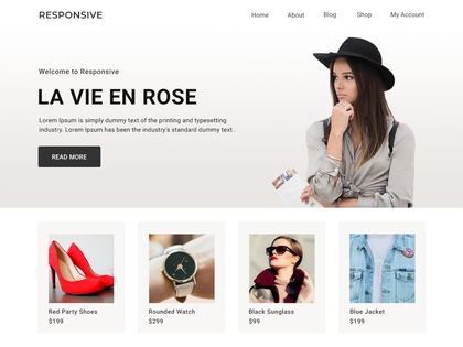preview image for responsive wordpress theme