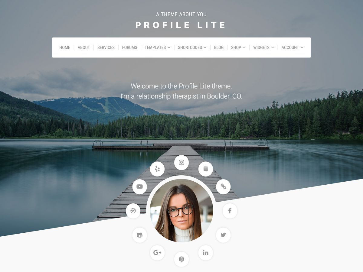 profile-lite free wordpress theme