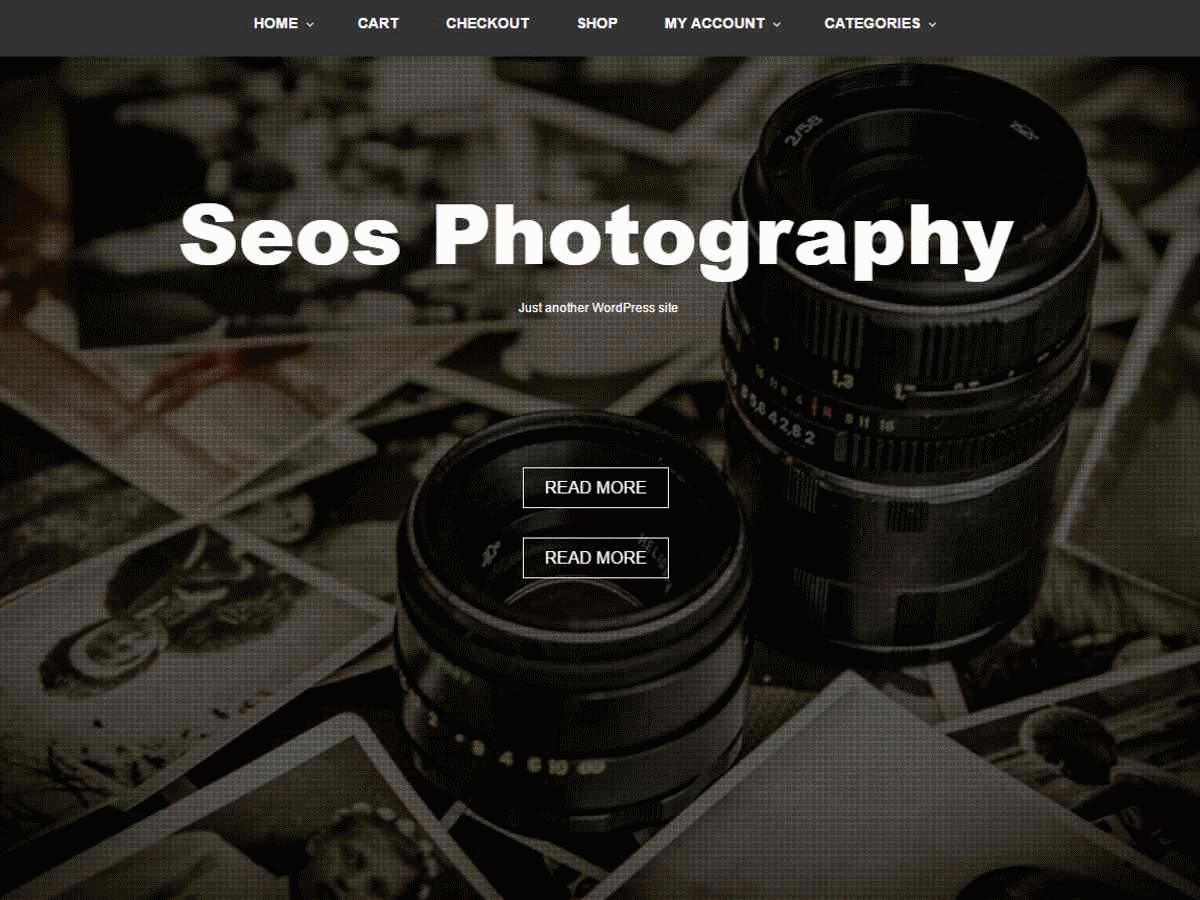 seos-photography free wordpress theme