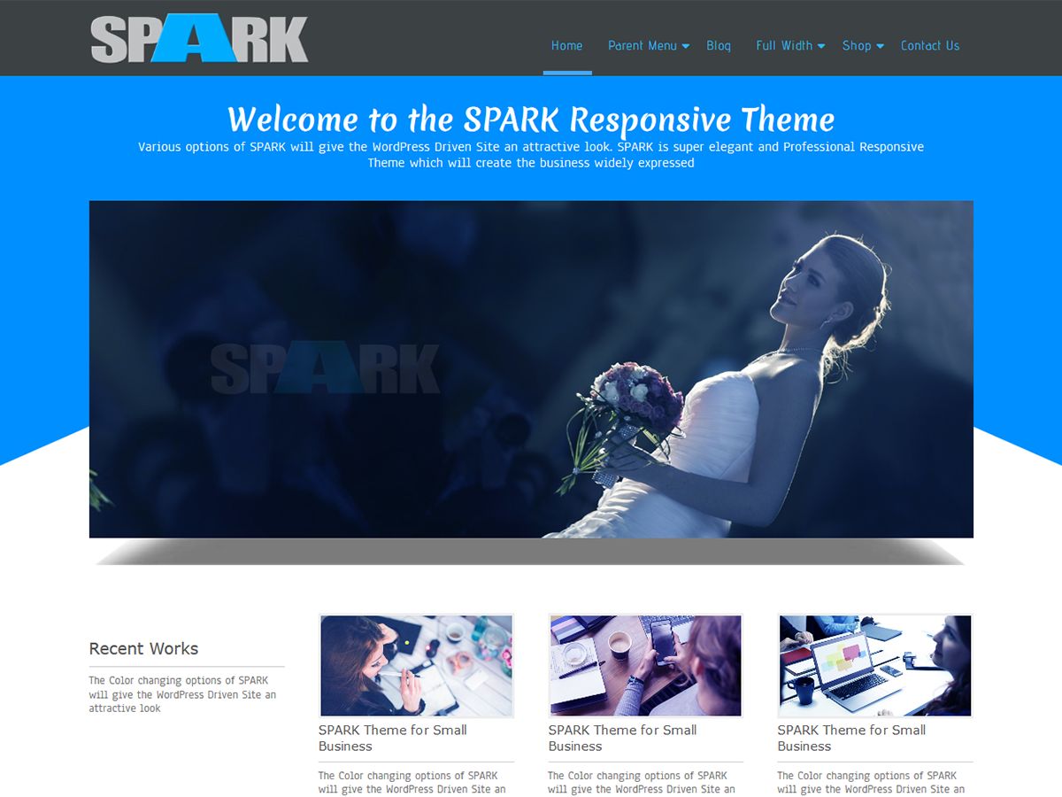 spark free wordpress theme