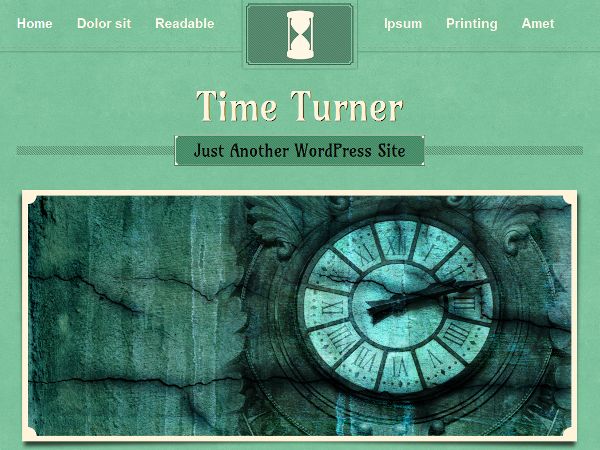 timeturner free wordpress theme
