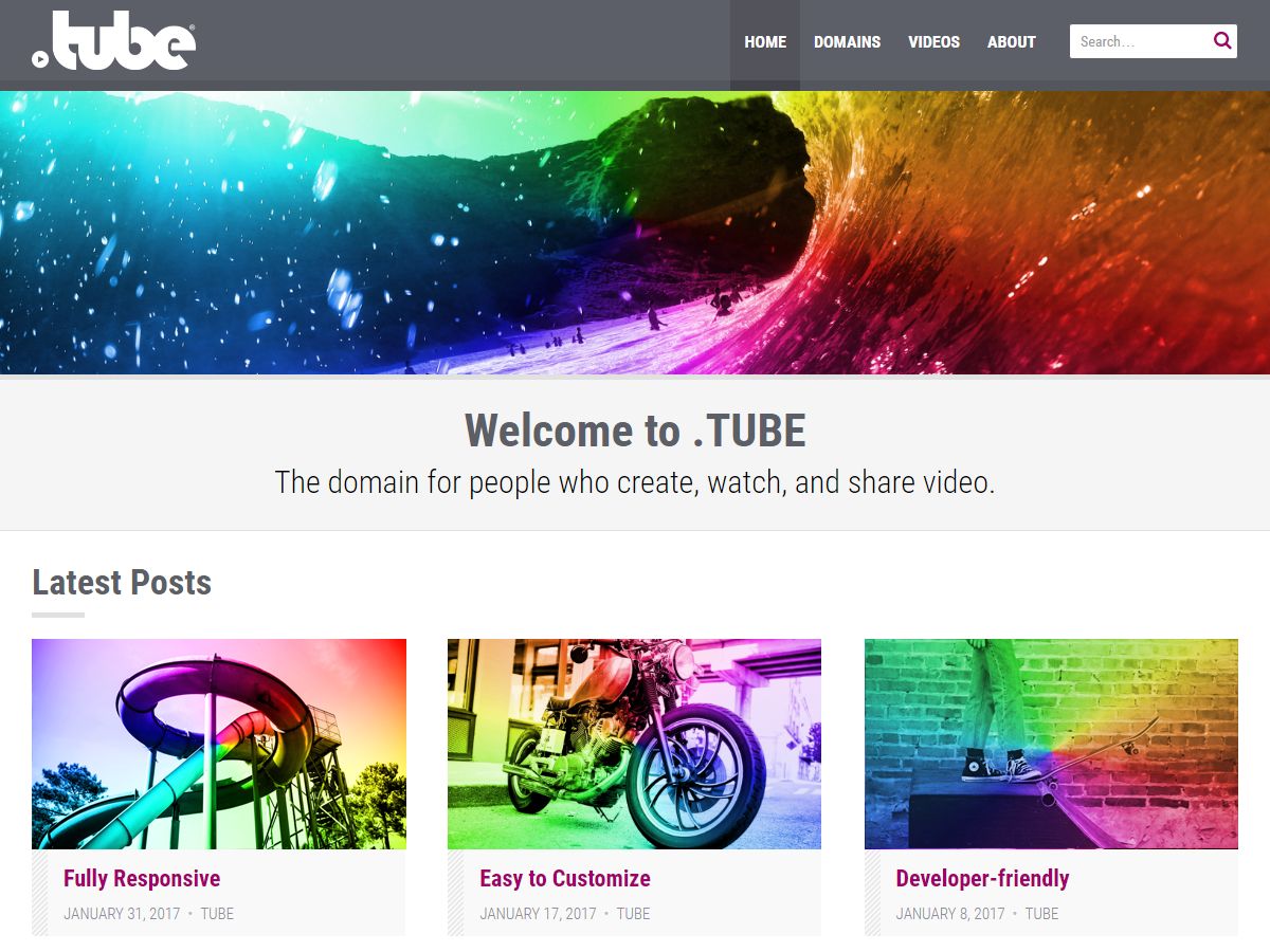 tube free wordpress theme