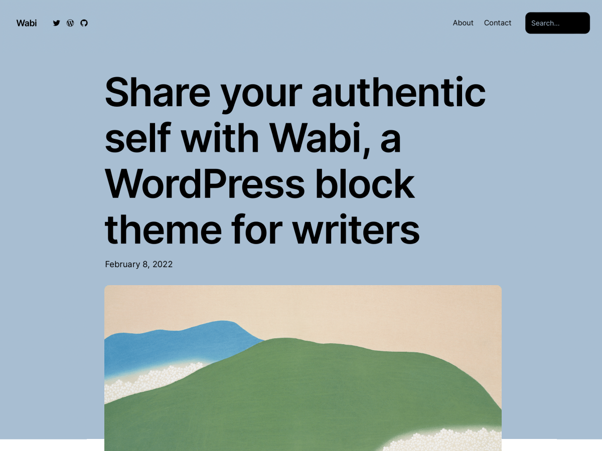 wabi free wordpress theme
