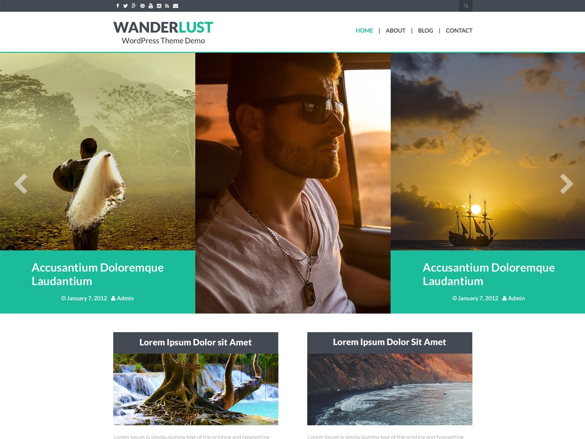 wanderlust free wordpress theme