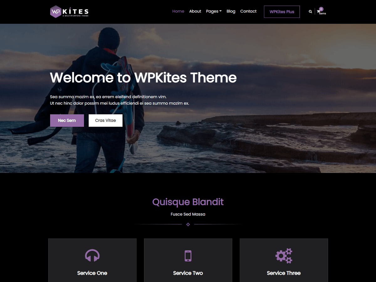 wpkites free wordpress theme